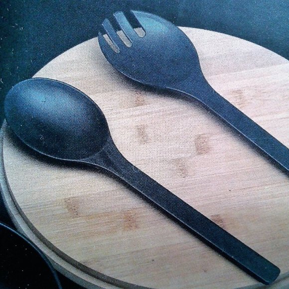 Bamboo Salad Bowl Set - Picture 4 of 5